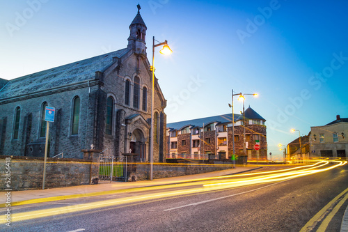 Photo: Church in Limerick city at night, Ireland Church in Limerick city at night, Ireland