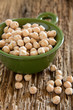 Chickpeas in a bowl.
