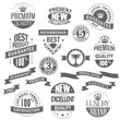 Set of labels and ribbons for sale