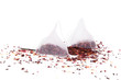 Dried fruit tea and teabag.