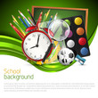 Modern green school background