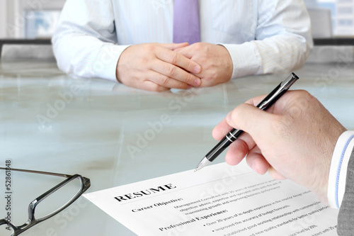 Photo: Job Interview in the Office Job Interview in the Office