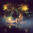 fairytale beautiful woman - wood nymph