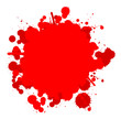 Farbklecks rot