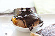 Ice Cream With Chocolate Sauce