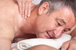 Senior man at the massage