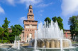 Sforza Castle in Milan, Italy
