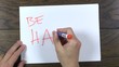 writing be happy