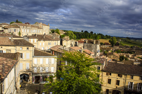 Photo: Saint-Emilion village panoramic view Saint-Emilion village panoramic view