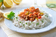 Photo: Meeresfrüchte-Ragout im Reisrand Meeresfrüchte-Ragout im Reisrand