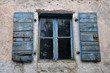 window shutter chipped paint