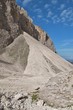 Schuttkegel im Langkofelmassiv, Dolomiten
