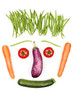 Happy vegetables face