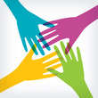 Hands connecting