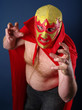 Luchador about to attack