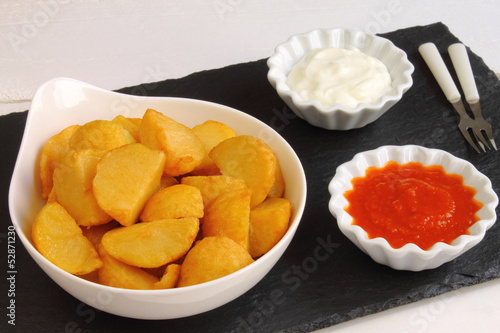 Photo: Patatas bravas Patatas bravas