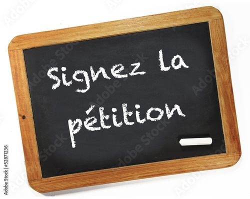 Photo: Signez la pétition Signez la pétition