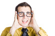 Businessman with headache