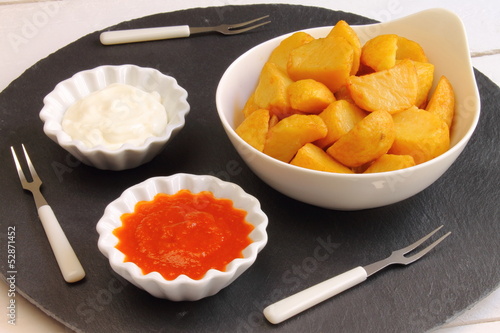 Photo: Patatas bravas Patatas bravas
