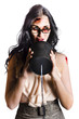 Foto: Zombie woman with phone Zombie woman with phone