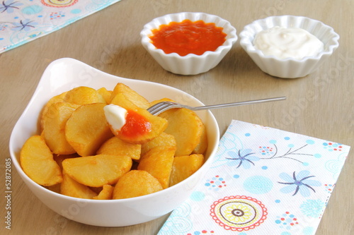 Photo: Patatas bravas Patatas bravas