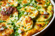 squash casserole with green onions