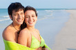 Young Couple on Beach