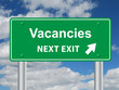 "VACANCIES" Signpost (job-seeking search careers job offers)