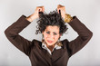 Stressed Businesswoman