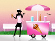 Ice cream cart