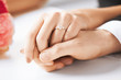 man and woman with wedding ring