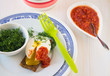 Poached egg  on a toasted bread
