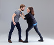 fighting couple