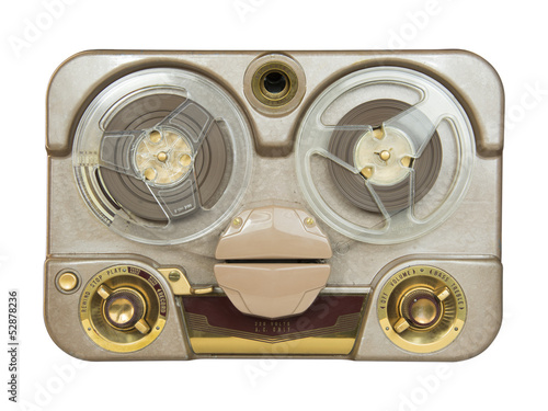 Photo: Old Portable Tube Tape-Recorder Old Portable Tube Tape-Recorder