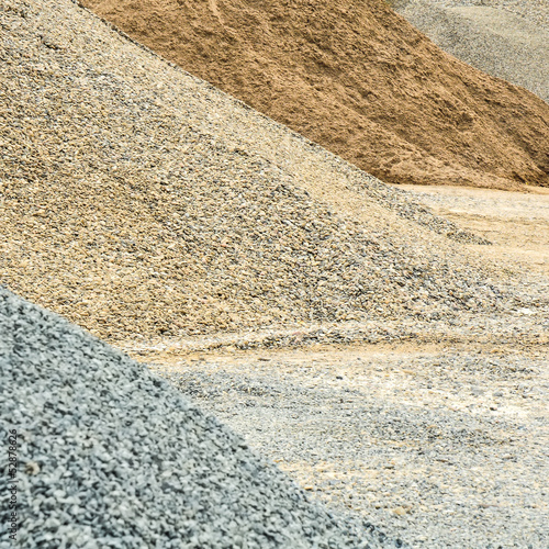 Photo: Baustoffe Kies, Sand und Splitt, Zementproduktion Baustoffe Kies, Sand und Splitt, Zementproduktion