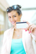 Shopping time, focus on credit card