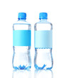 Bottles of water isolated on white