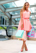 Beautiful shopping woman