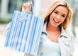 Woman holding shopping bag