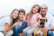 Happy family portrait