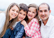Beautiful family portrait