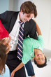 Children Greeting Father On Return From Work