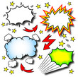 Cartoon Explosionen