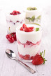 fruits and yogurt