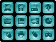 Hardware button set