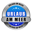 5 Star Button blau URLAUB AM MEER DTO DTO