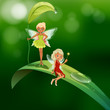 Two playful fairies