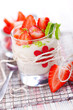Panna Cotta mit Erdbeeren