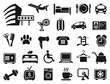 Icons on a hotel theme