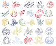 Vector set of esoteric design elements